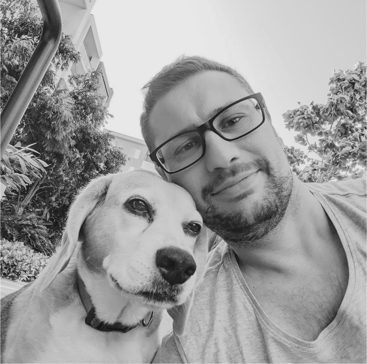 Dean De Jesus with Charlie