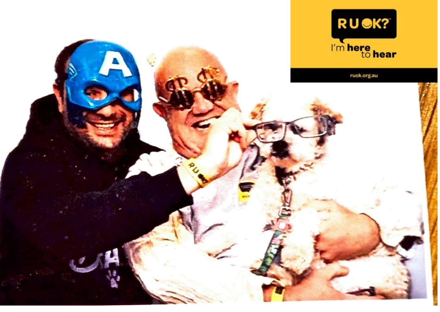 Dean and Darren at R U OK? Day